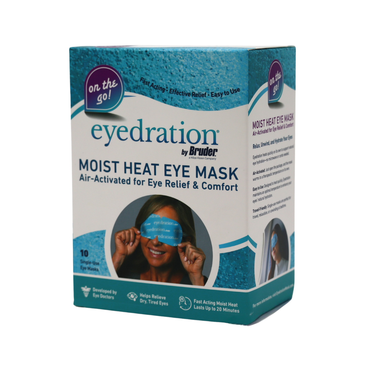 Eyedration Air Activated Single-Use Moist Heat Eye Compress (Case of 12)